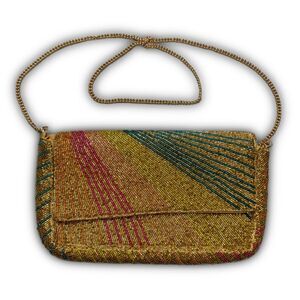 Beaded Multicolor Floral Crossbody